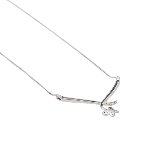 Collier Collier en or blanc 18 carats serti de diamants 58 Facettes 3244470CN