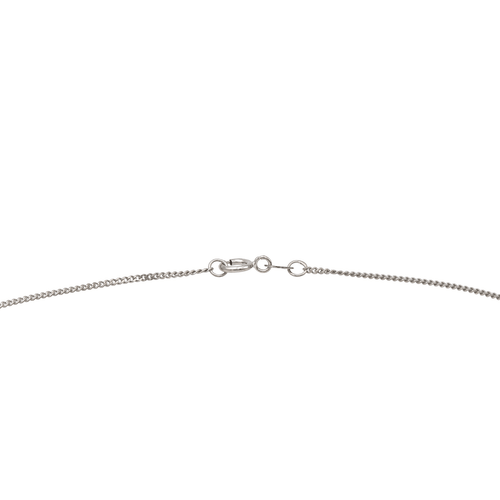 Collier Collier en or blanc 18 carats serti de diamants 58 Facettes 3244470CN