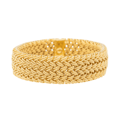 Bracelet Van Cleef & Arpels Bracelet Manchette  Or jaune 58 Facettes 3244793CN