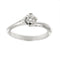 Bague 54 Chimento - Bague solitaire en or blanc 18 ct avec diamant 0,40 ct 58 Facettes 32448