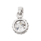 Pendentif Pendentif solitaire en or blanc 18 carats et diamants 58 Facettes 3249820CN