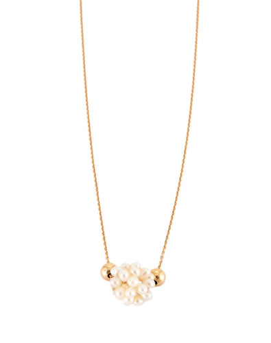 Collier Collier "Dana" pendentif en or jaune 18 carats et perles 58 Facettes BO/220048-RIV