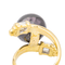 Bague 51 Bague en or jaune 18 carats avec perle de Tahiti et diamants 58 Facettes 3260296RV