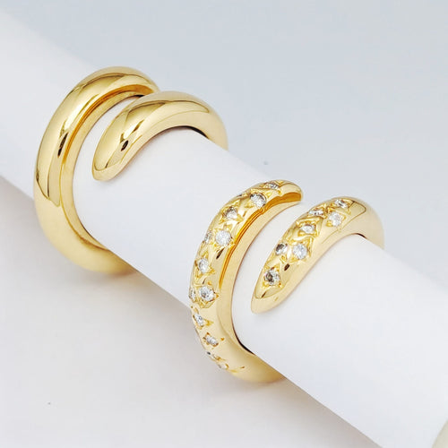 Bague 59 Chaumet Tango - Bague en or jaune 18 carats et diamants 58 Facettes 32617