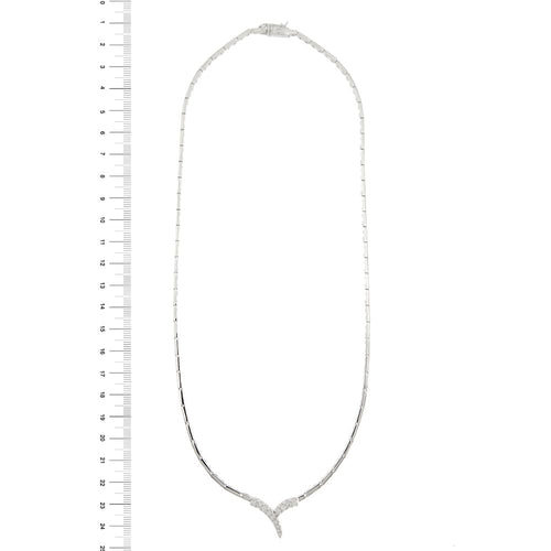 Collier Salvini - Collier en or blanc 18 ct avec diamants 58 Facettes 32630