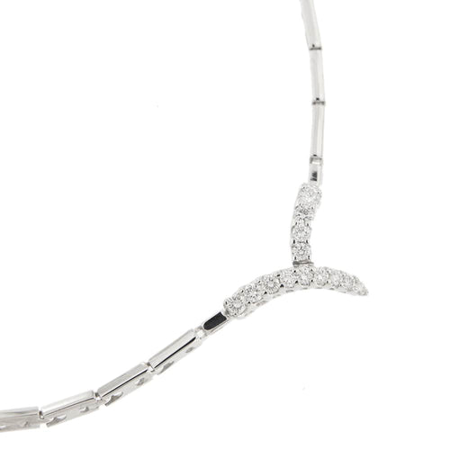 Collier Salvini - Collier en or blanc 18 ct avec diamants 58 Facettes 32630