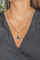 Collier Collier Pendentif Or blanc Saphir, Diamant 58 Facettes 3263778CN