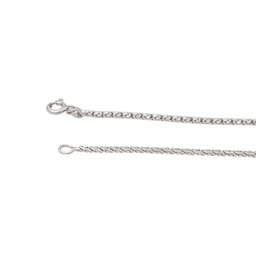 Collier Collier pendentif en or blanc 18 carats saphir et diamants 58 Facettes 3263778CN
