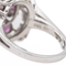Bague 52 Bague fleur en or blanc 18 carats rubis et diamants 58 Facettes 3263779CN
