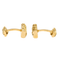 Boutons de manchette Van Cleef & Arpels - Boutons de manchette en or jaune 18 carats 58 Facettes 3263784CN