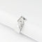 Bague 55 Bague torsadée en or blanc 18 carats et diamants 58 Facettes 32648