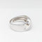 Bague 55 Bague torsadée en or blanc 18 carats et diamants 58 Facettes 32648
