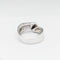 Bague 55 Bague torsadée en or blanc 18 carats et diamants 58 Facettes 32648
