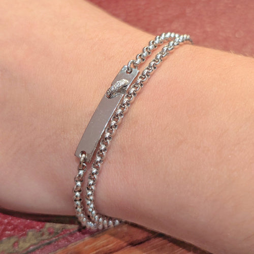 Bracelet Chaumet Lien - Bracelet en or blanc 18 carats et diamants 58 Facettes 32655