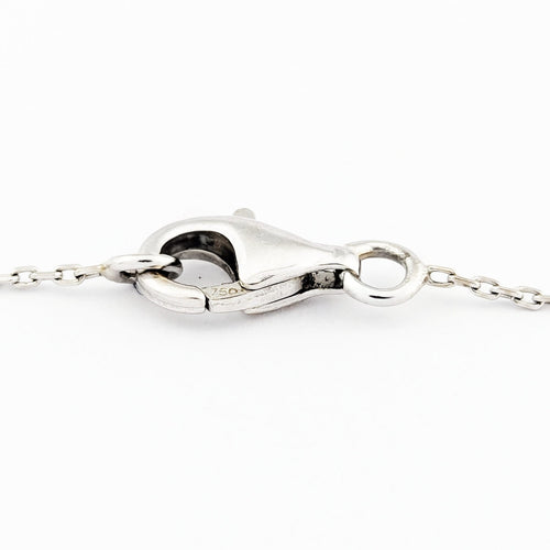 Collier Collier trilogie en or blanc 18 carats et diamants 58 Facettes 32668