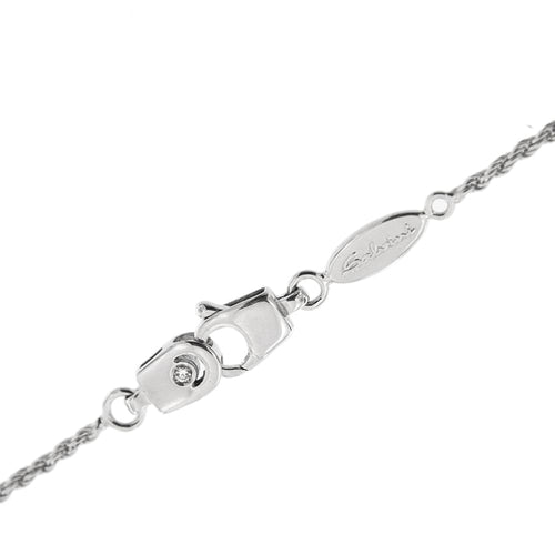 Collier Salvini I Segni - Collier avec pendentif croix en or blanc et diamants 58 Facettes 32812