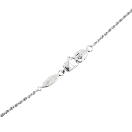 Collier Salvini I Segni - Collier avec pendentif croix en or blanc et diamants 58 Facettes 32812