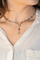 Collier Collier en or blanc 18 carats serti de diamants 58 Facettes 3281584CN