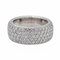 Bague 50 Cartier Nouvelle Vague - Bague en or blanc et diamants 58 Facettes 3282180CN