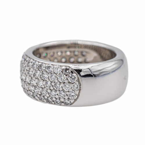Bague 50 Cartier Nouvelle Vague - Bague en or blanc et diamants 58 Facettes 3282180CN