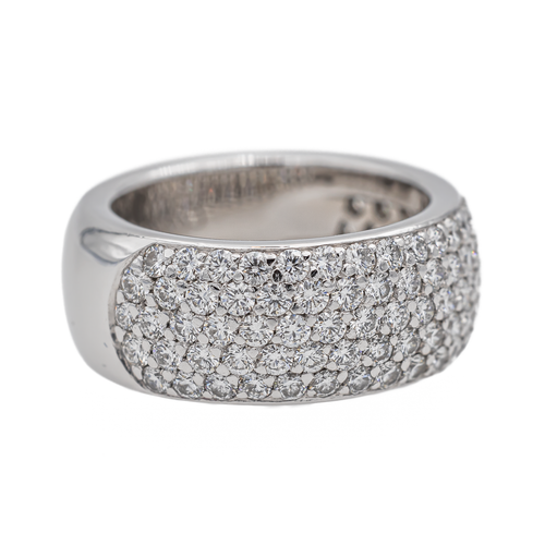 Bague 50 Cartier Nouvelle Vague - Bague en or blanc et diamants 58 Facettes 3282180CN