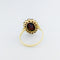 Bague 55 Bague en or jaune 18 carats avec grenats 58 Facettes 32826