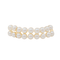 Bracelet Bracelet double rang de perles en or jaune 18 carats 58 Facettes 3282604CN