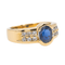 Bague 55 Bague Or jaune Saphir, Diamant 58 Facettes 3282756CN