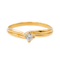 Bague 61 Bague solitaire en or jaune 18 carats avec diamant 58 Facettes 3288731CN