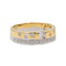 Bague 52 Bague en or jaune et or blanc 18 carats sertie de diamants 58 Facettes 3289870CN