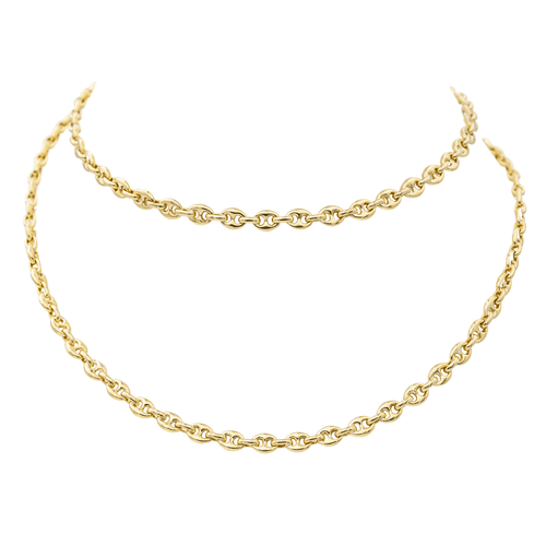 Collier Fred - Collier chaîne maille grain de café en or jaune 58 Facettes 3290120CN