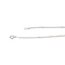 Collier Collier Or blanc Saphir, Diamant 58 Facettes 3290287CN