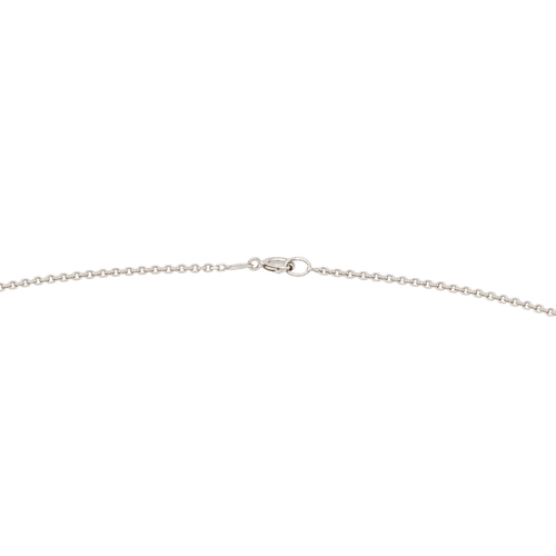 Collier Collier en or blanc 18 carats avec saphir et diamants 58 Facettes 3290287CN