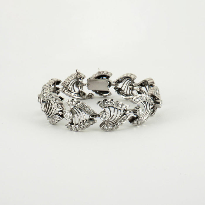 Bracelet Bracelet Platine Or et Diamants 58 Facettes DV0238-2