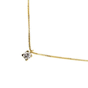 Collier Collier - Chaîne vénitienne en or jaune 18 kt avec diamant 0,40 ct 58 Facettes 32918