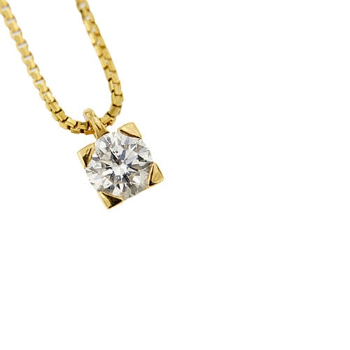 Collier Collier - Chaîne vénitienne en or jaune 18 kt avec diamant 0,40 ct 58 Facettes 32918
