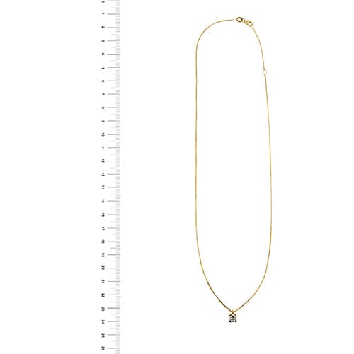 Collier Collier - Chaîne vénitienne en or jaune 18 kt avec diamant 0,40 ct 58 Facettes 32918
