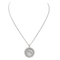 Collier Chopard Happy Diamonds - Collier pendentif cœur en or blanc et diamants 58 Facettes 3292155CN
