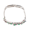 Bracelet Jean Vendôme - Bracelet en or blanc et platine saphirs, émeraudes, rubis, diamants 58 Facettes 3298646CN