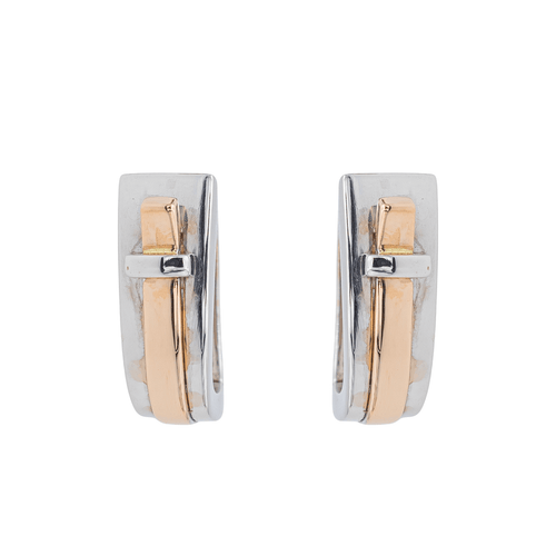 Boucles d'oreilles Guy Laroche Boucles d'oreilles Dormeuses  Or blanc, Or rose 58 Facettes 3298906CN