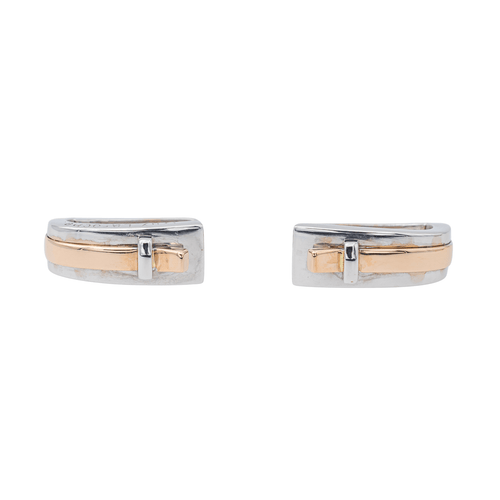 Boucles d'oreilles Guy Laroche Boucles d'oreilles Dormeuses  Or blanc, Or rose 58 Facettes 3298906CN