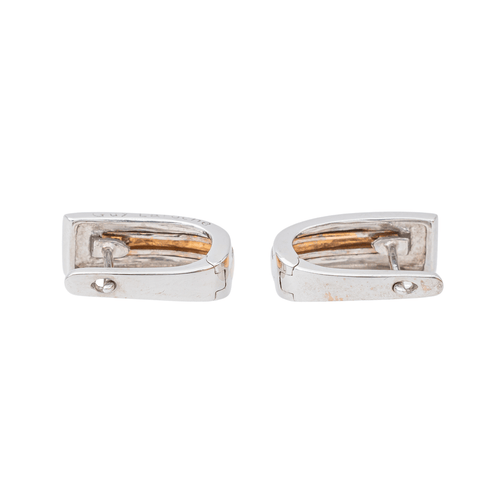 Boucles d'oreilles Guy Laroche Boucles d'oreilles Dormeuses  Or blanc, Or rose 58 Facettes 3298906CN