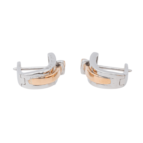 Boucles d'oreilles Guy Laroche Boucles d'oreilles Dormeuses  Or blanc, Or rose 58 Facettes 3298906CN