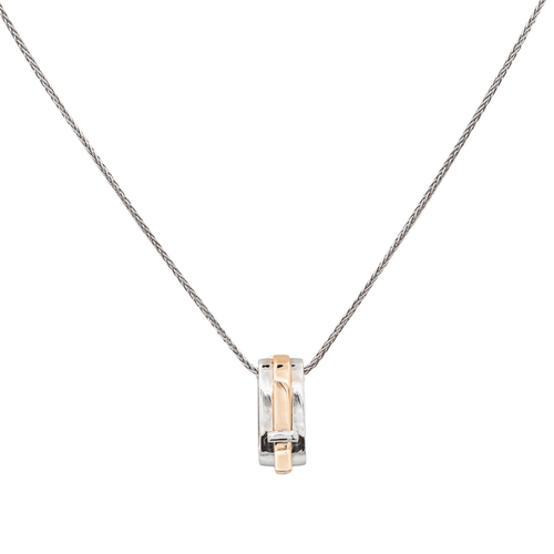 Collier Guy Laroche Collier  Or blanc, Or rose 58 Facettes 3298907CN