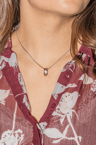 Collier Guy Laroche Collier  Or blanc, Or rose 58 Facettes 3298907CN