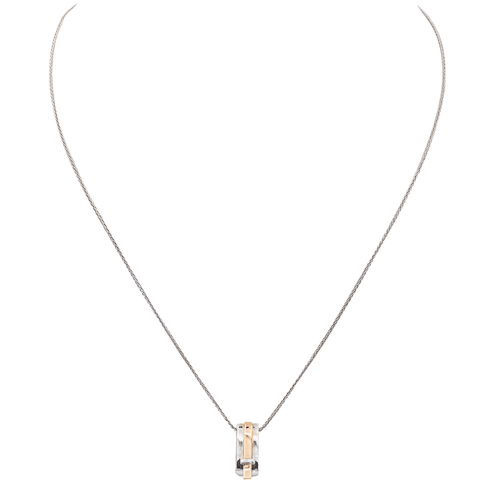 Collier Guy Laroche Collier  Or blanc, Or rose 58 Facettes 3298907CN