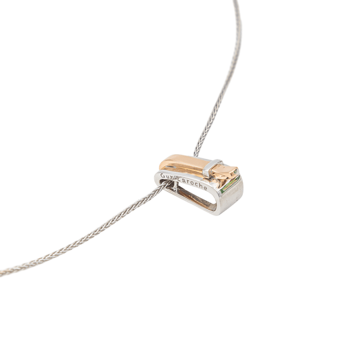 Collier Guy Laroche - Collier en or blanc et or rose 18 carats 58 Facettes 3298907CN