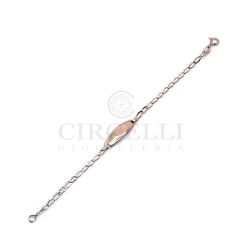 Bracelet Cheval - Bracelet satinée avec plaque en or blanc 18k 58 Facettes CB00OB01ADAOA