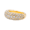 Bague 55 Bague cocktail bandeau en or jaune 18 carats et diamants 58 Facettes 3308096CN