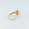 Bague 51 Bague en or jaune 18 carats avec saphir et diamants 58 Facettes 33096